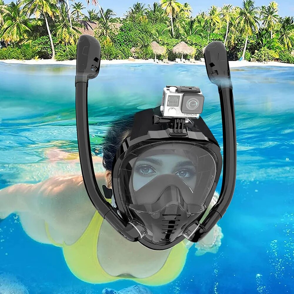 Snorkel Mask Full Face - Máscara de snorkel de cara completa