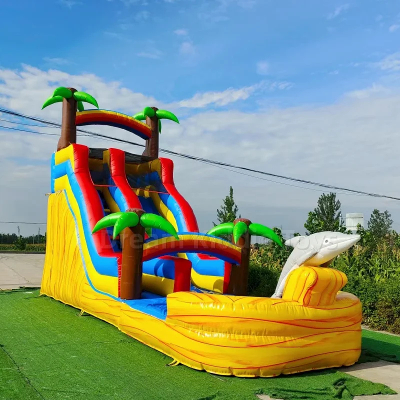 Water Slide Inflatable - Tobogán Acuático Inflable Gigante con Temática