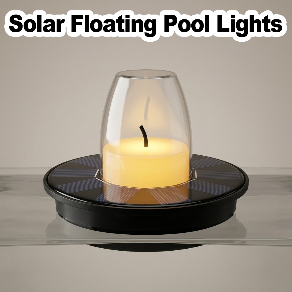 Pool Light Solar Rechargeable - Luces Flotantes para Piscina, Carga Solar