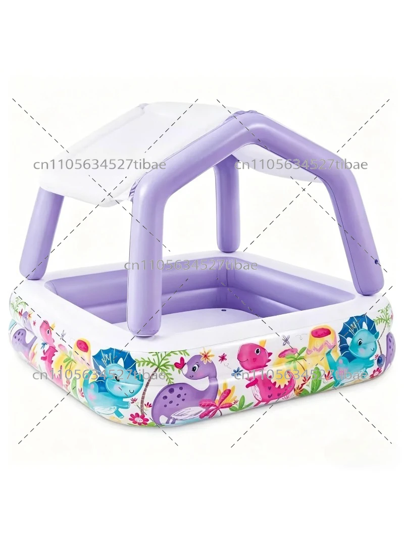 Water Slide Inflatable - Piscina Inflable Infantil con Tobogán, Piscina