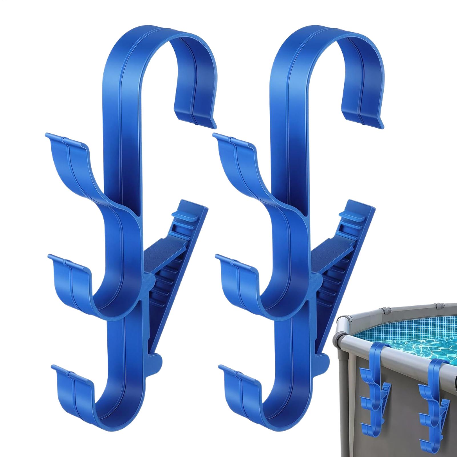 Pool Skimmer Net - 2 Ganchos de Plástico para Redes