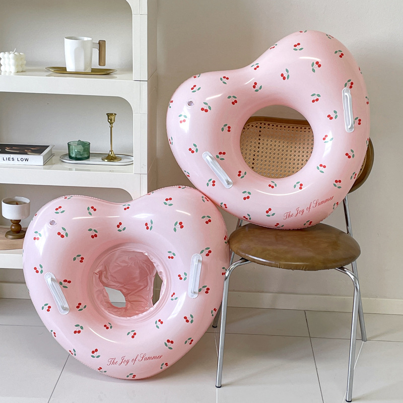 Pool Float Ring Inflatable - 1 Pieza Flotador Inflable de Cereza