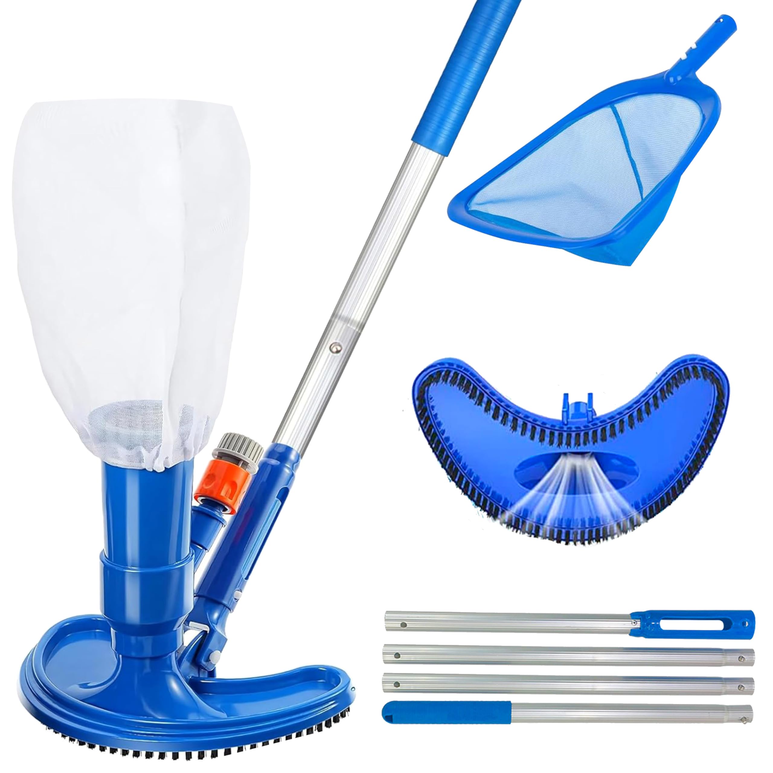 Pool Vacuum Manual - Aspiradora de piscina de 60 pulgadas,