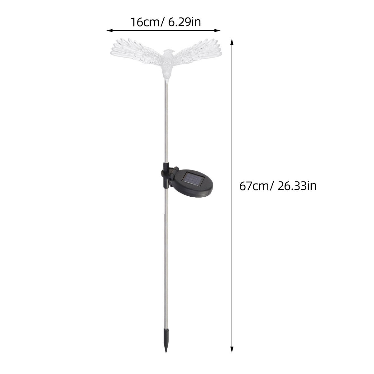 Lámpara Solar de Jardín con Fo - Pool Light Solar Rechargeable reseña y precio