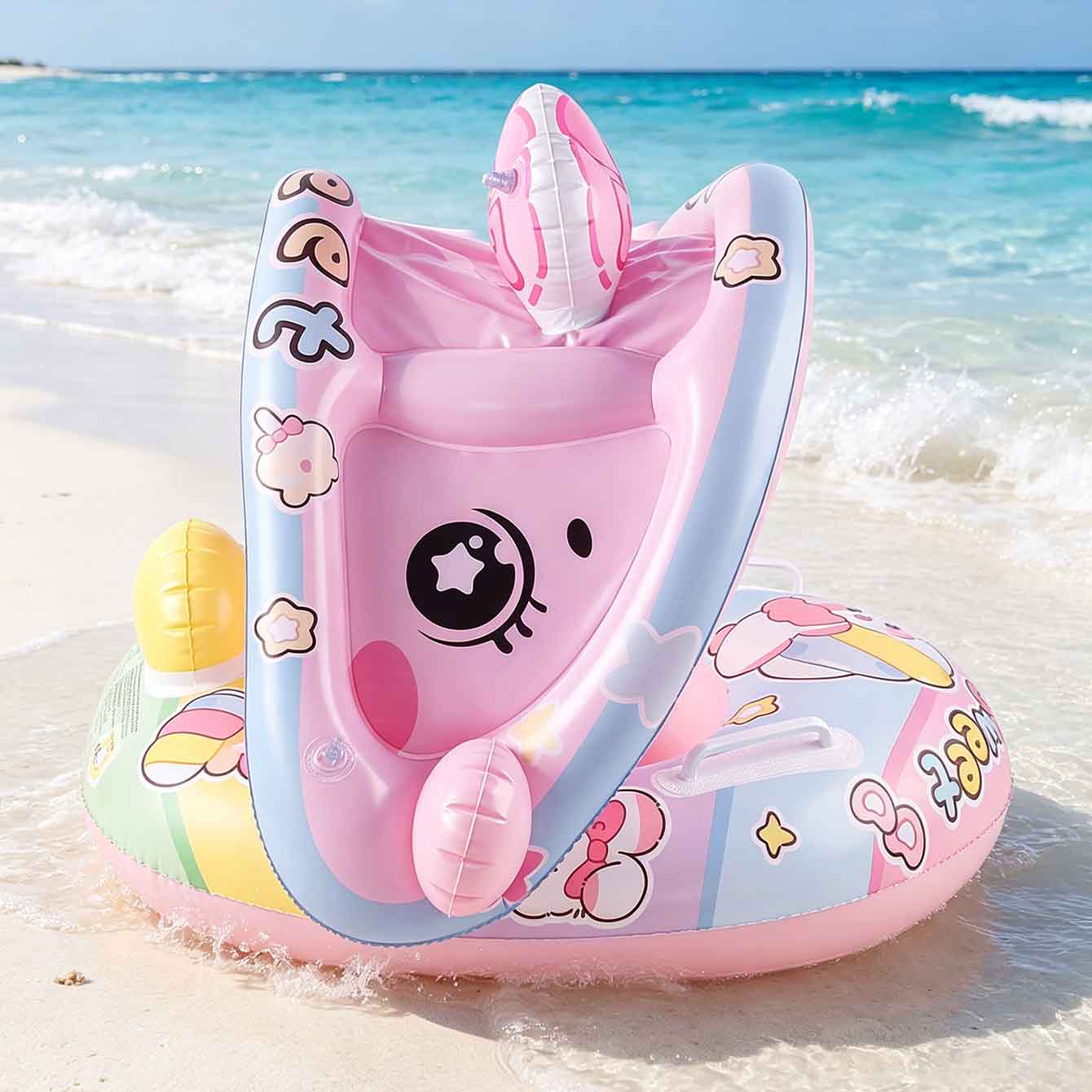 1 unidad de flotador inflable  - Pool Float Ring Inflatable reseña y precio