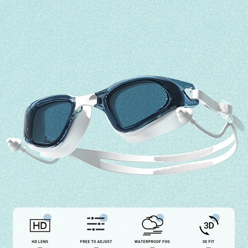 1 par de gafas de natación ant - Swim Goggles Anti Fog Uv reseña y precio