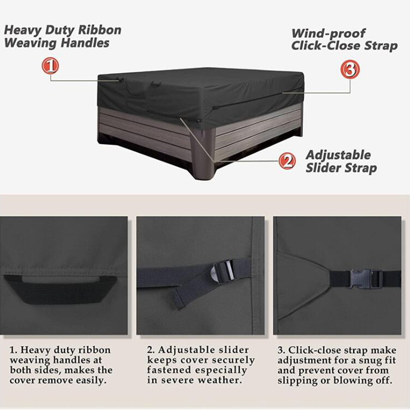 Cubierta antipolvo cuadrada pa - Pool Cover Waterproof reseña y precio