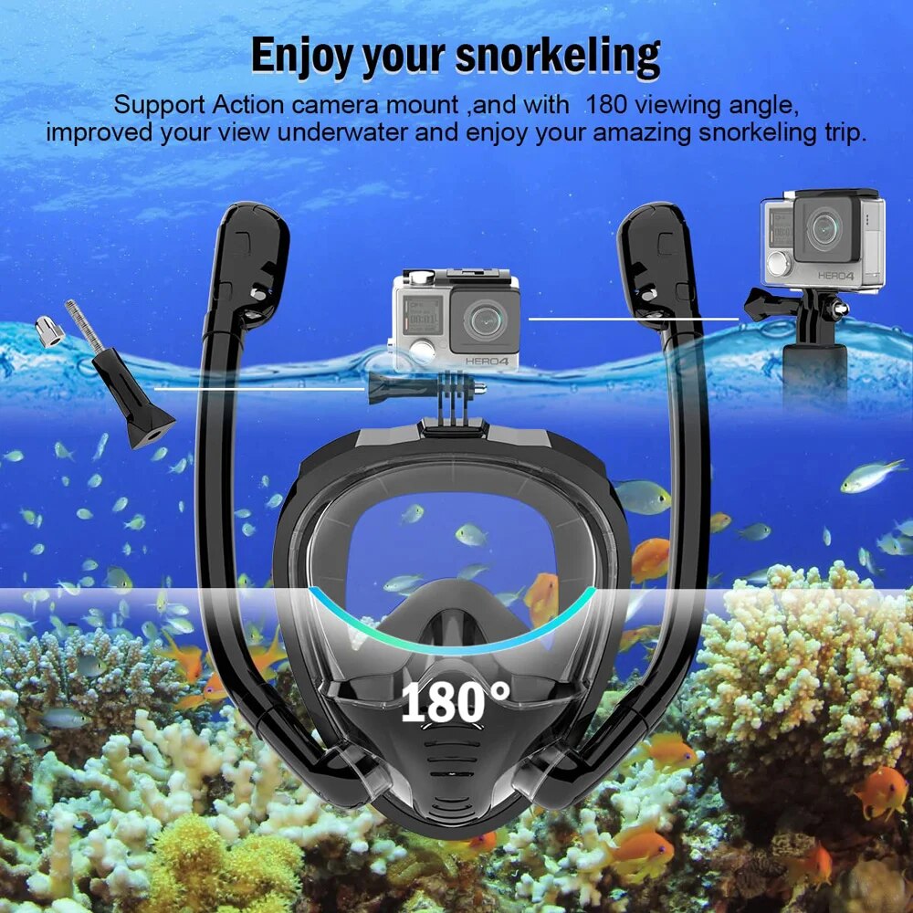 Máscara de snorkel de cara com - Snorkel Mask Full Face reseña y precio