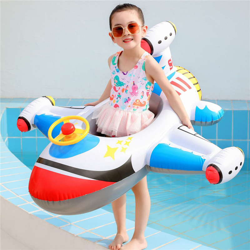 Flotador de avión circular par - Pool Float Ring Inflatable reseña y precio