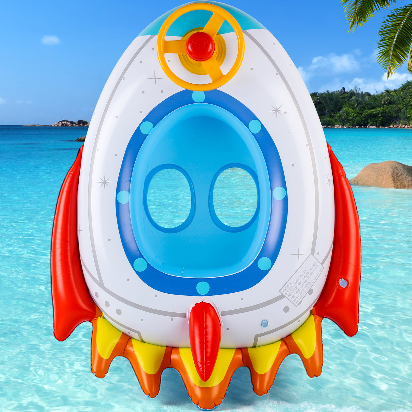 Anillo de asiento inflable gru - Pool Float Ring Inflatable reseña y precio