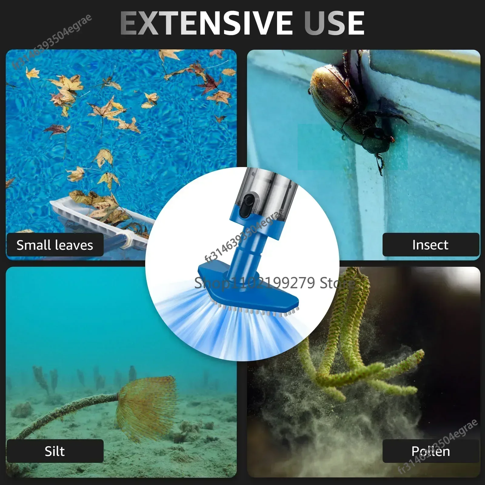 Aspiradora de Piscina Portátil - Pool Vacuum Manual reseña y precio