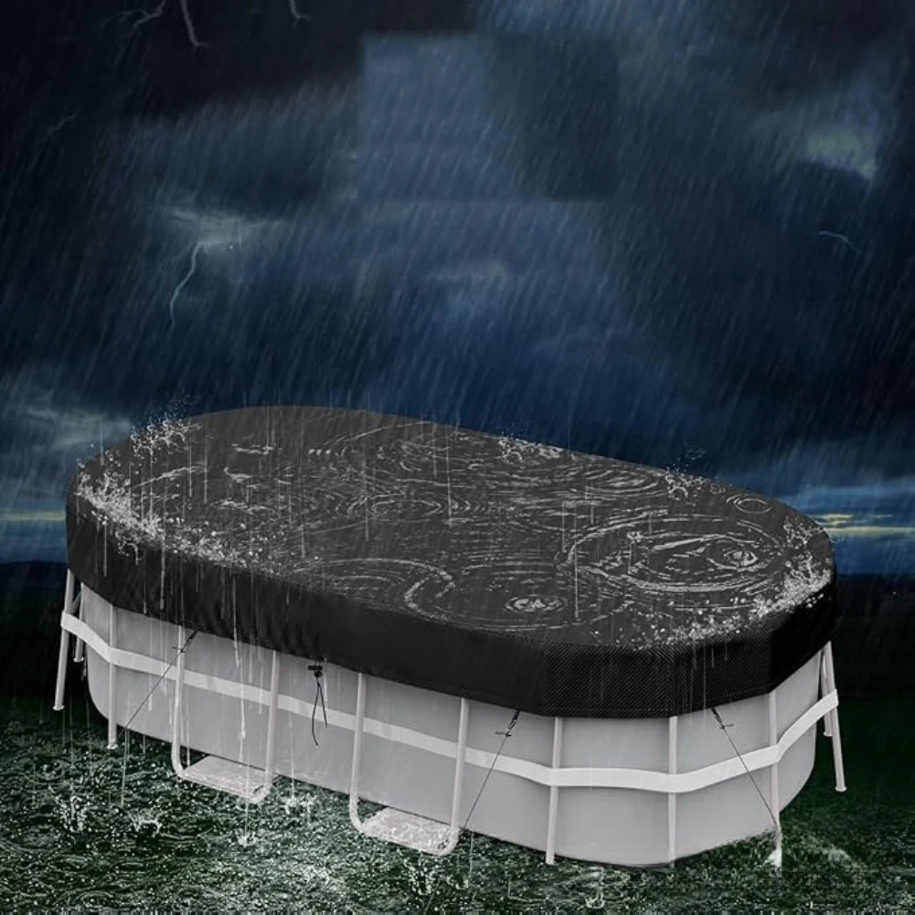 Cubierta de piscina ovalada So - Pool Cover Waterproof reseña y precio