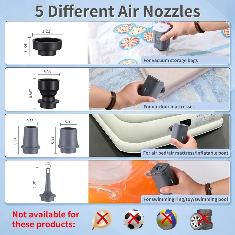 Mini Bomba de Aire Portátil co - Pool Lounger Inflatable reseña y precio