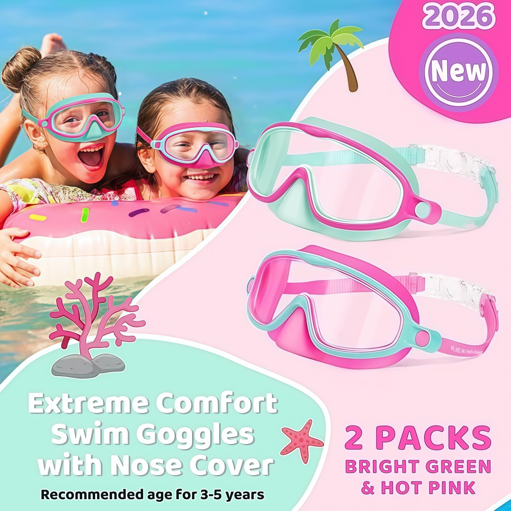 Gafas de Natación para Niños c - Swim Goggles Anti Fog Uv reseña y precio