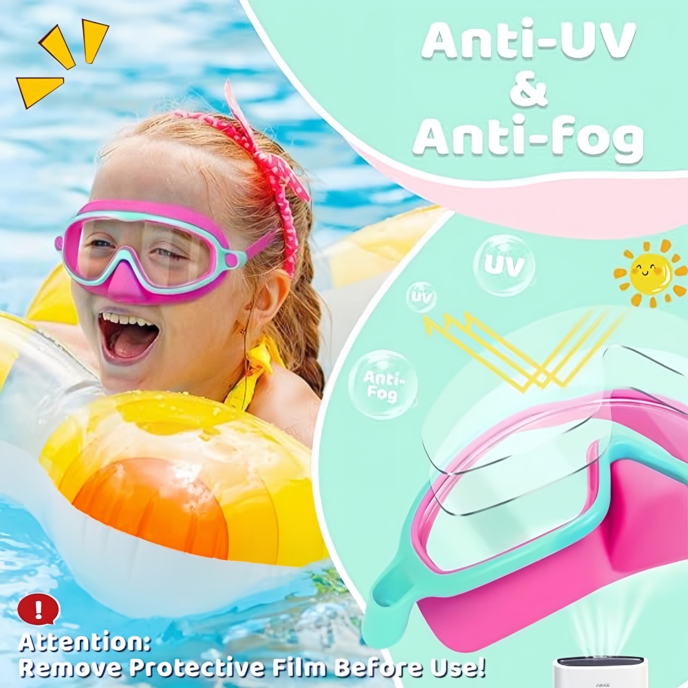 Gafas de Natación para Niños c - Swim Goggles Anti Fog Uv reseña y precio