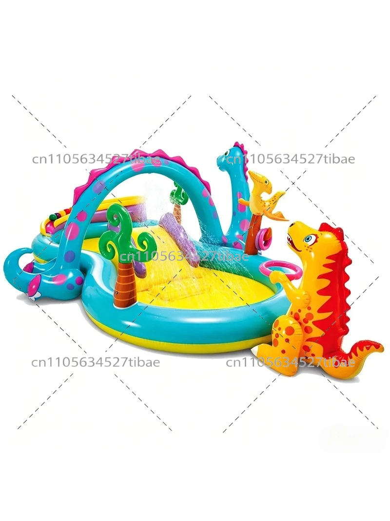Piscina Inflable Infantil con  - Water Slide Inflatable reseña y precio