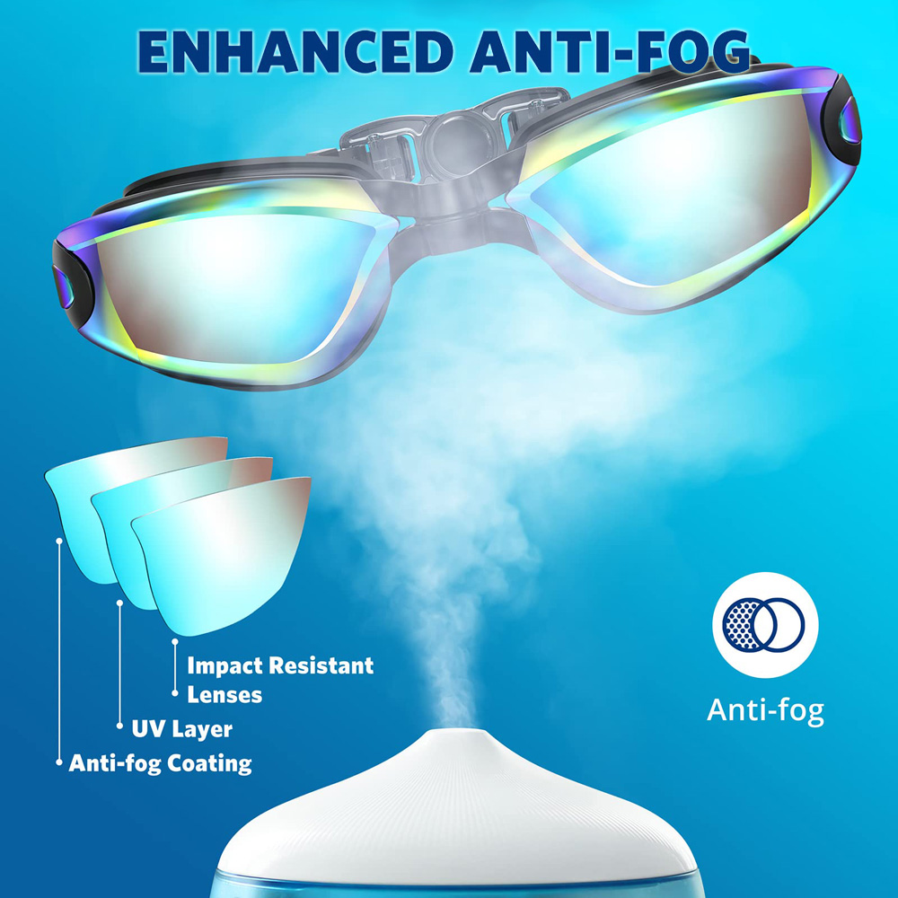 Gafas de natación profesionale - Swim Goggles Anti Fog Uv reseña y precio