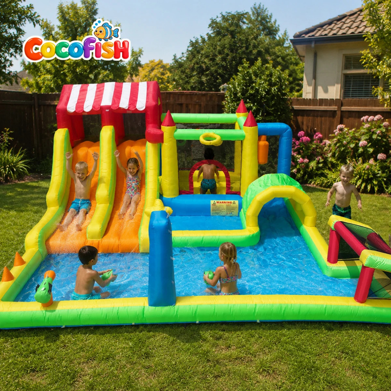 Cocofish Parque Acuático Infla - Water Slide Inflatable reseña y precio