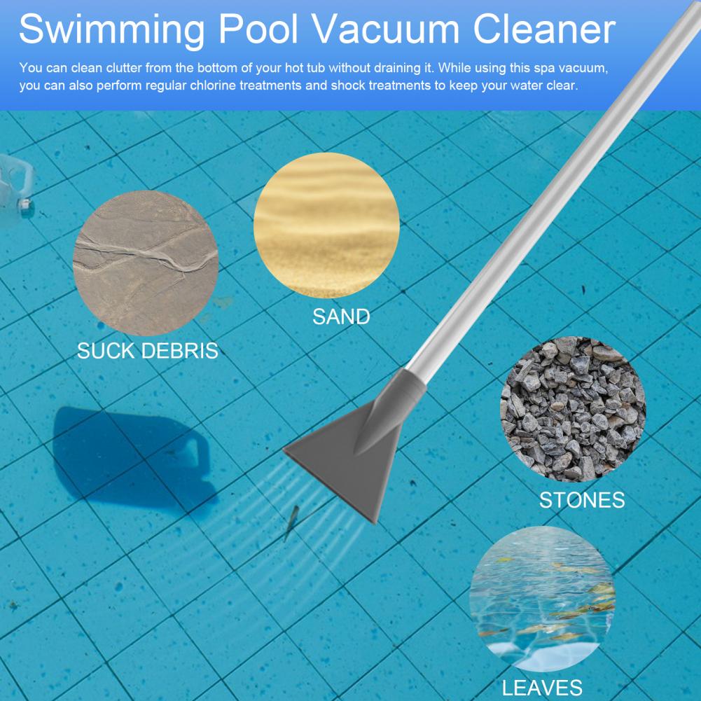 Aspiradora de piscina con 2 ad - Pool Vacuum Manual reseña y precio