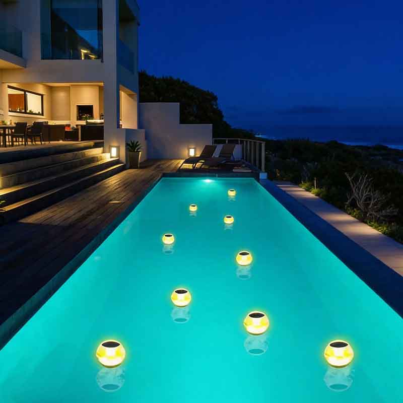 Luz Solar Flotante para Piscin - Pool Light Solar Rechargeable reseña y precio