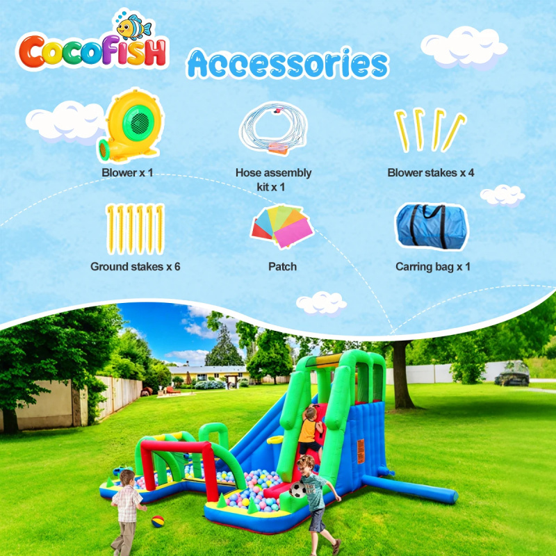 Cocofish Parque Acuático Infla - Water Slide Inflatable reseña y precio