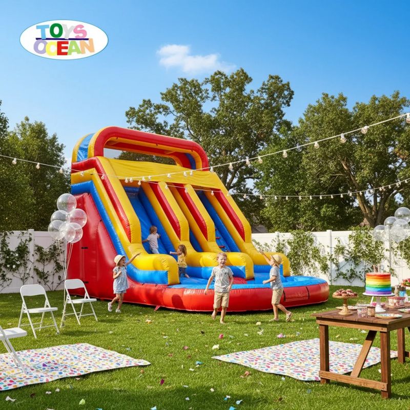 Tobogán Acuático Inflable de T - Water Slide Inflatable reseña y precio