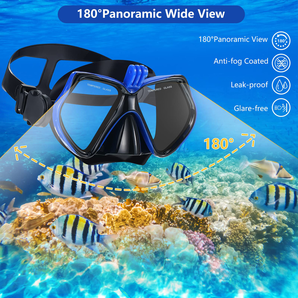 JoyMaySun-mascarilla subacuáti - Snorkel Mask Full Face reseña y precio