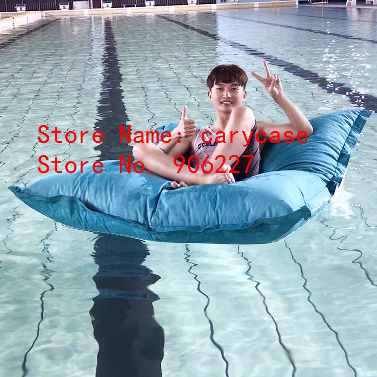 Sofá de piscina flotante resis - Pool Cover Waterproof reseña y precio