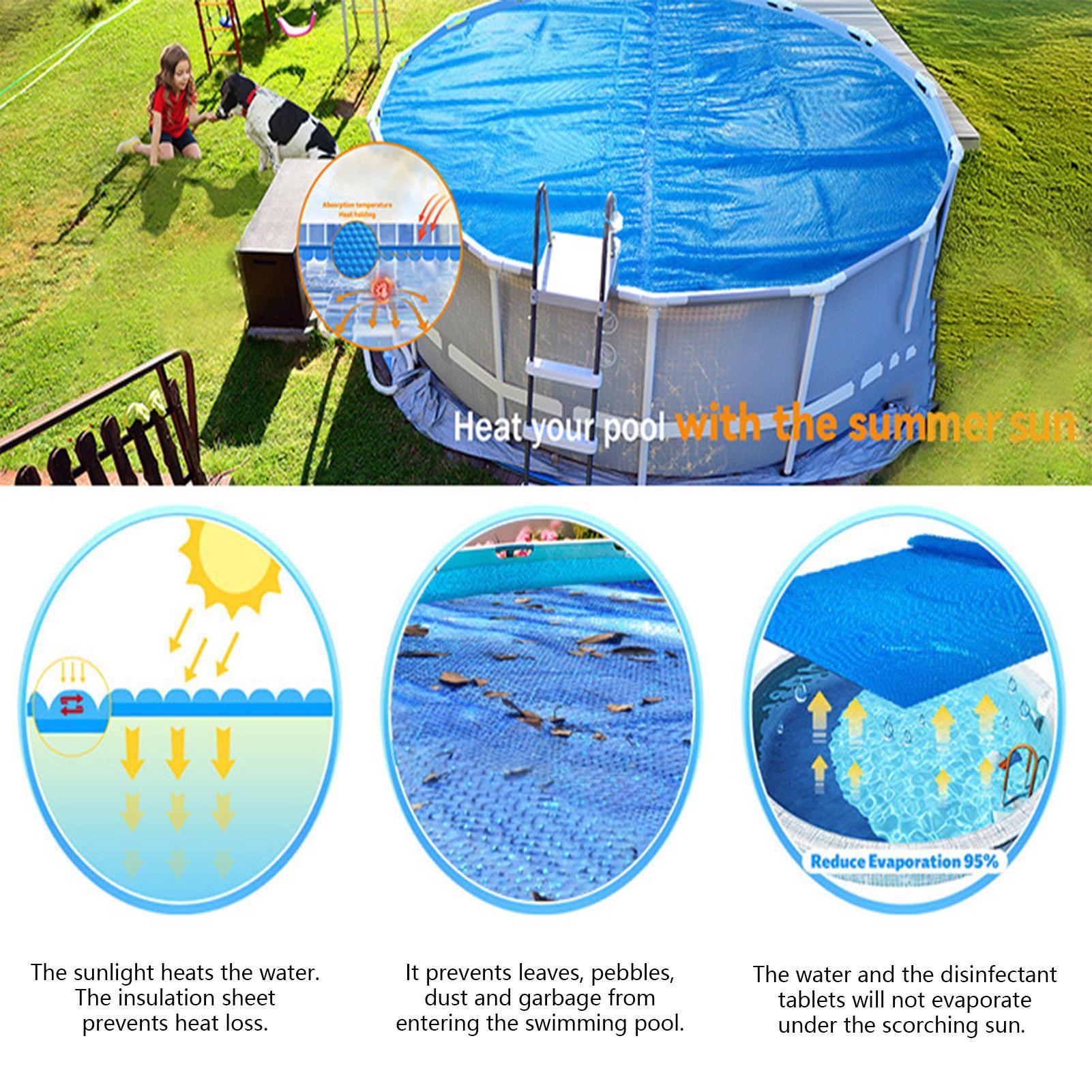 Cubierta redonda para piscina  - Pool Cover Waterproof reseña y precio