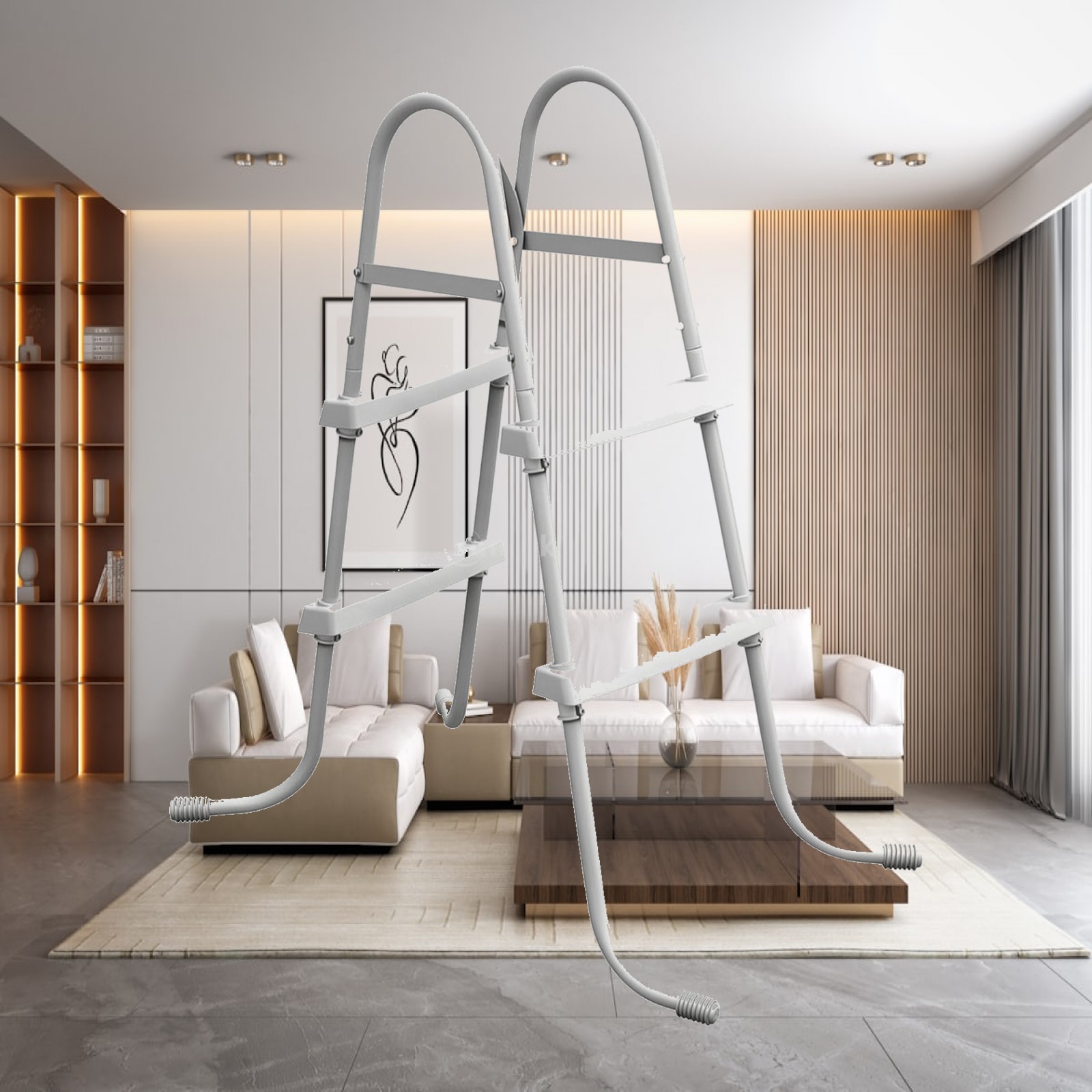 Escalera para Piscina en Forma - Pool Ladder Above Ground reseña y precio
