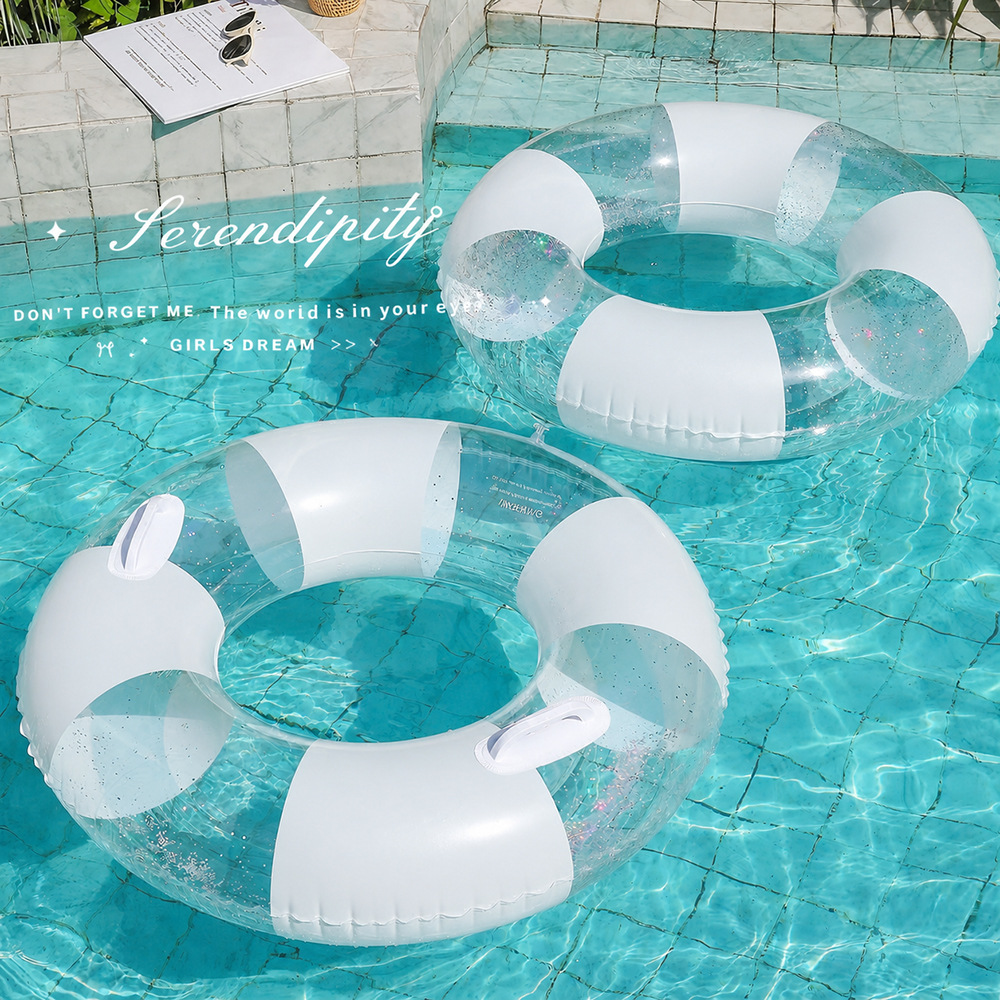 Flotador Transparente para Adu - Pool Lounger Inflatable reseña y precio