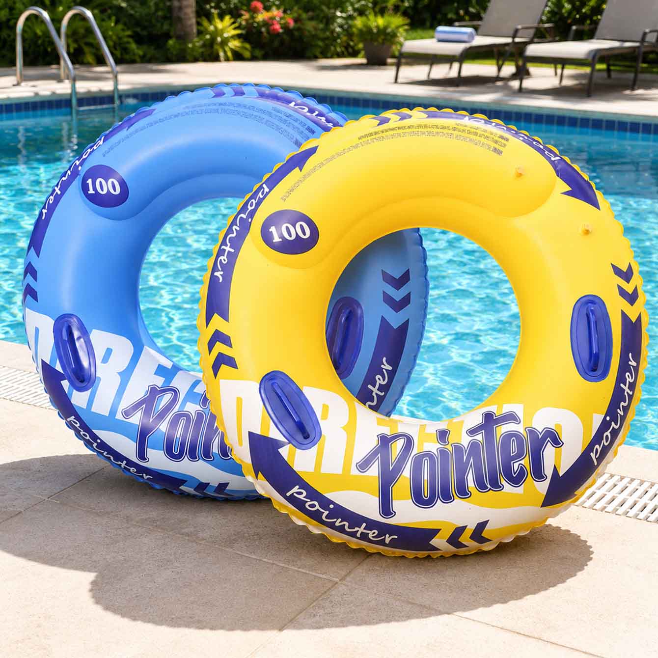 1 unidad de flotador inflable  - Pool Float Ring Inflatable reseña y precio
