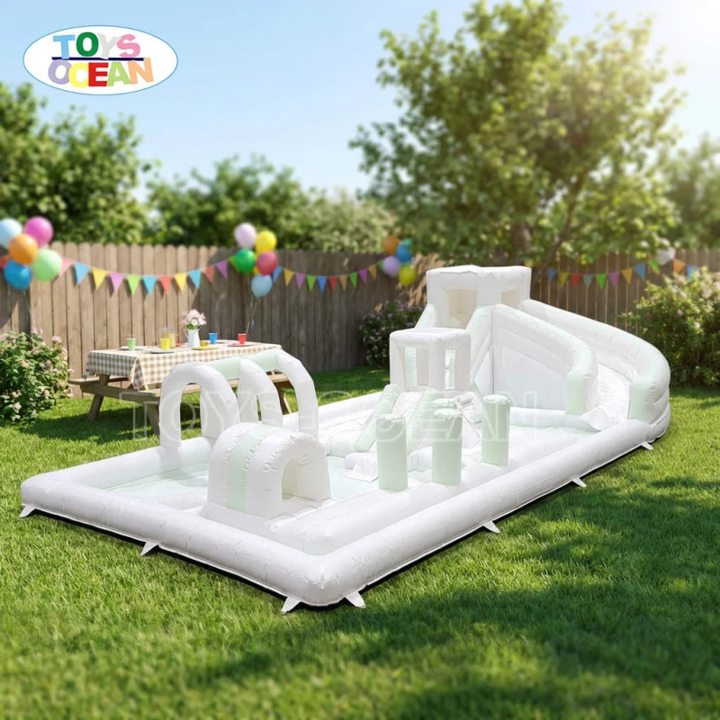 Circuito de Obstáculos Inflabl - Water Slide Inflatable reseña y precio